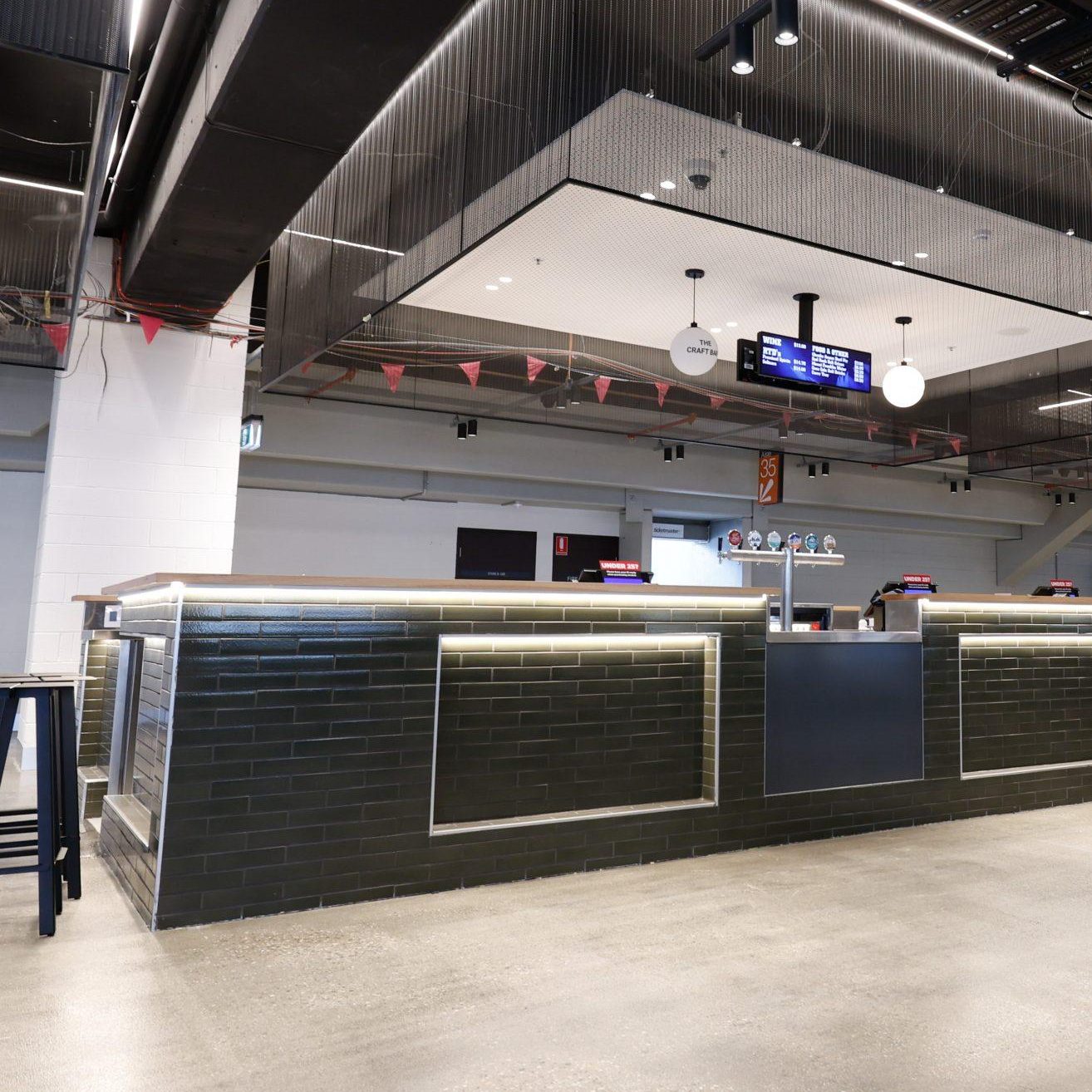 AFL 2023 Media - Marvel Stadium Bar Spaces 031123