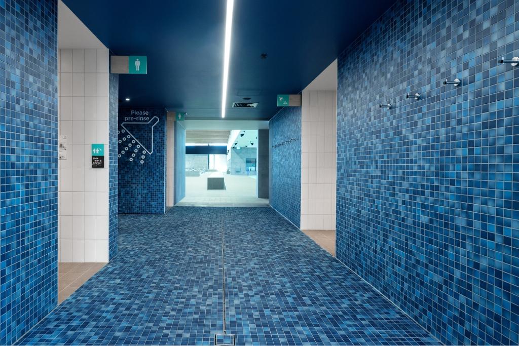 Amenities with Agrob Buchtal Fresh Midnight Blue 50x50 Mosaic R11_C Amenities with Agrob Buchtal Fresh Midnight Blue mix R11/C mosaic