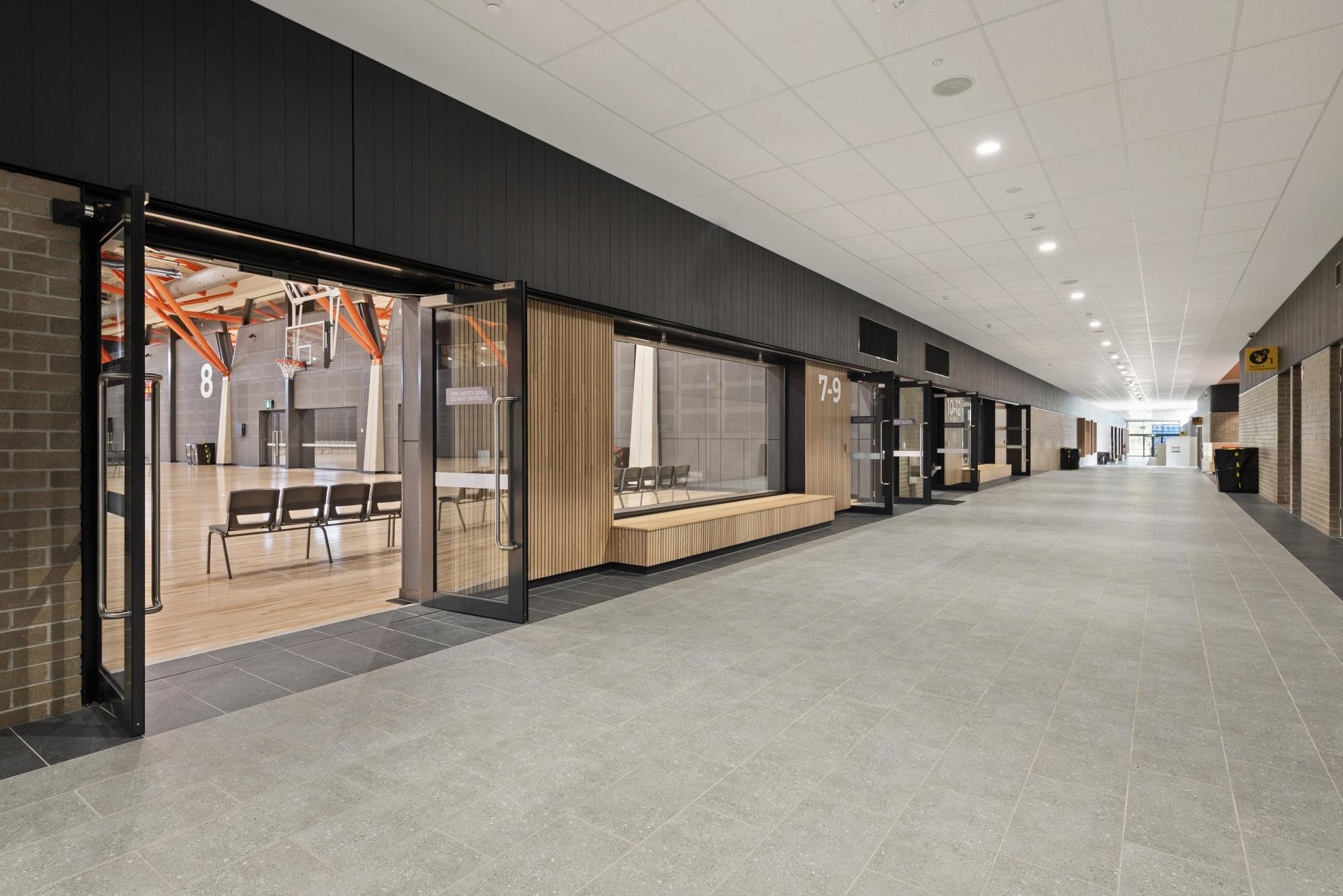 ????Exif State Basketball Center Hallway Agrob Buchtal Porcelain Tiles