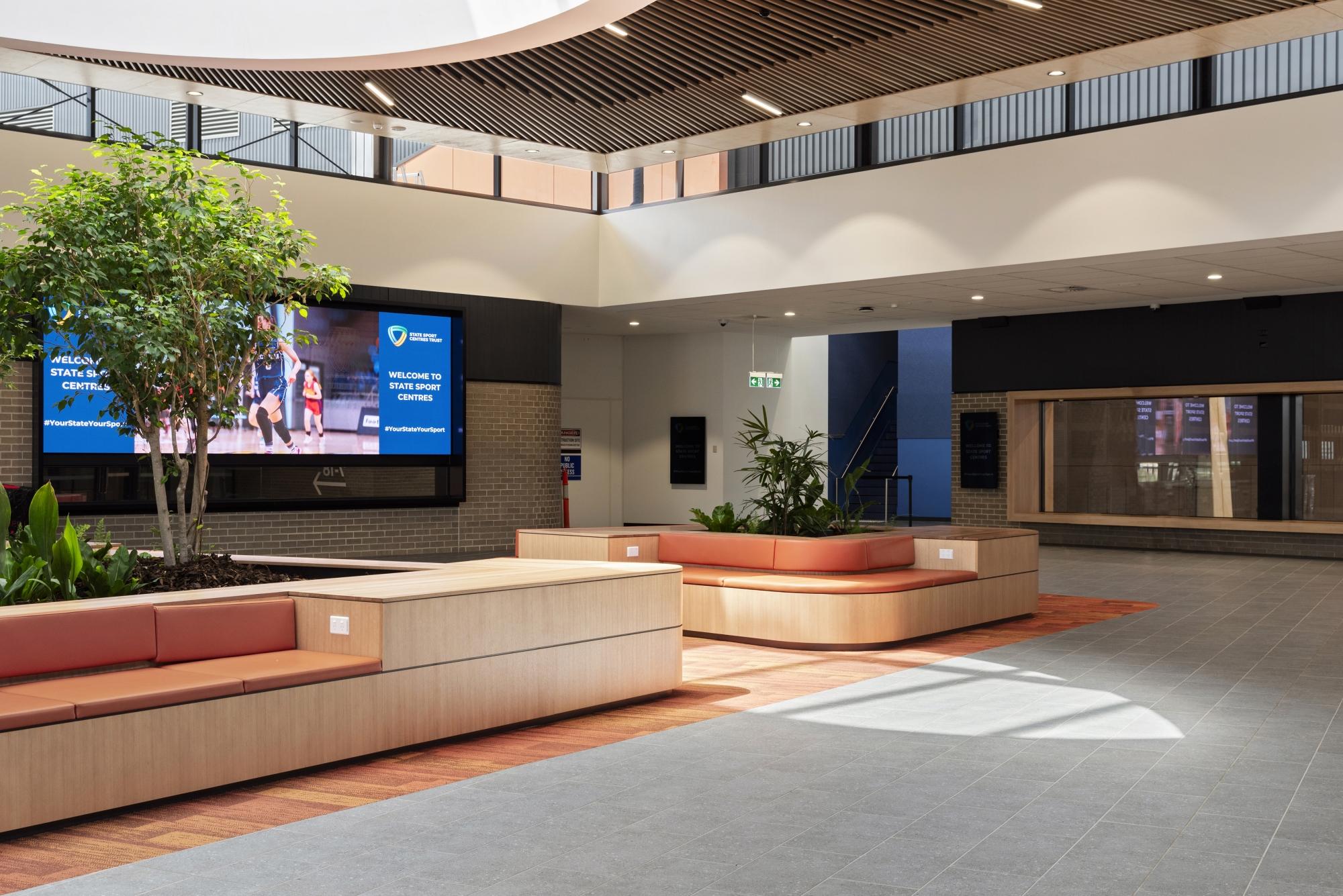 ????Exif State Basketball Center Hallway Agrob Buchtal Porcelain Tiles