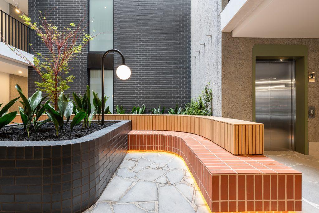 Brick slips used at residential space