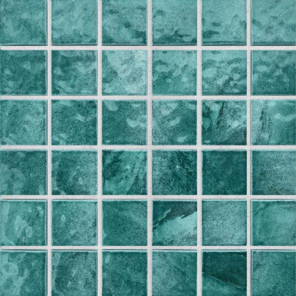KLAY Meridian Turquoise Wavy Mosaic