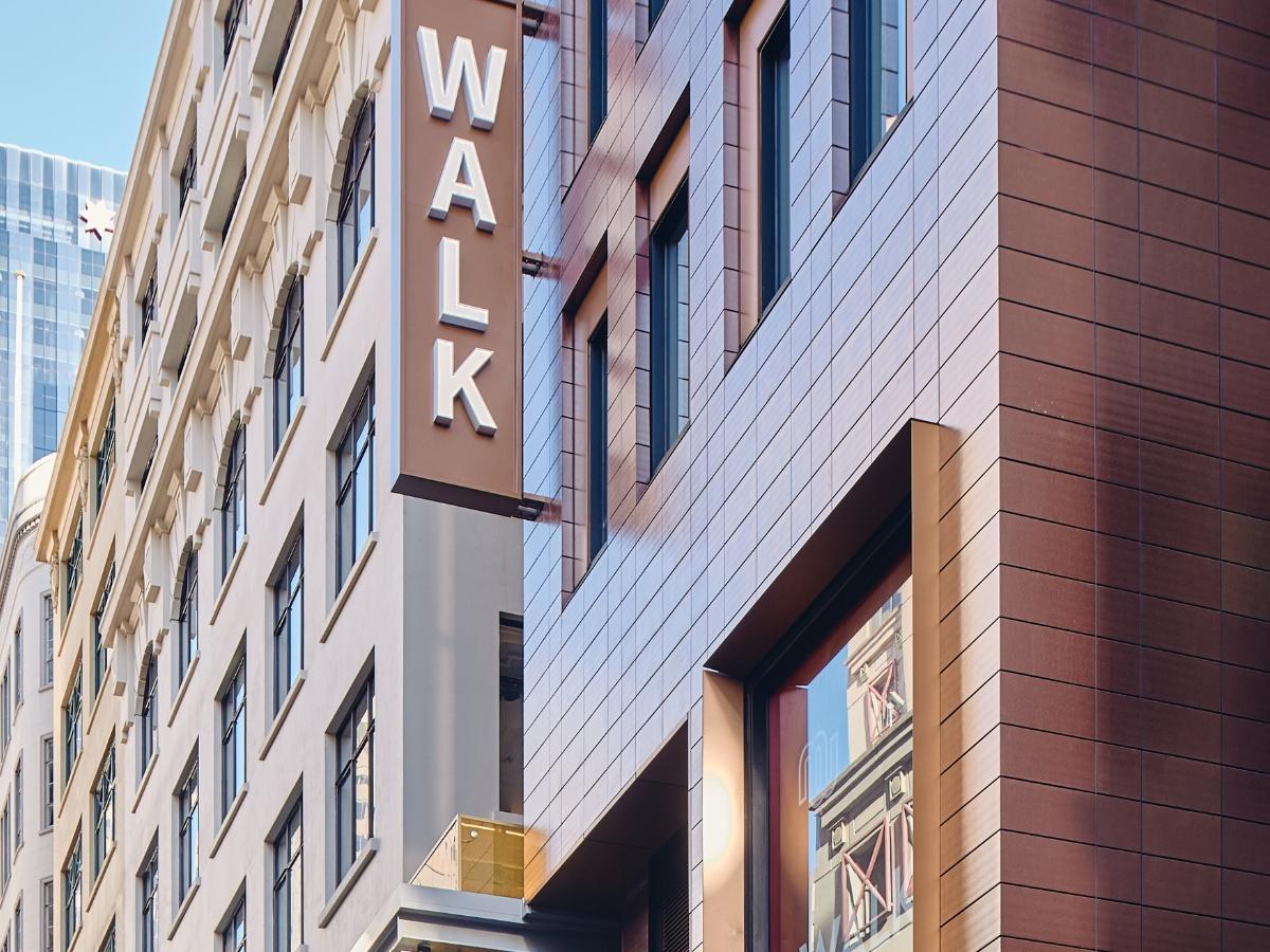 1 The Melbourne Walk with metallic ceramic terracotta facade